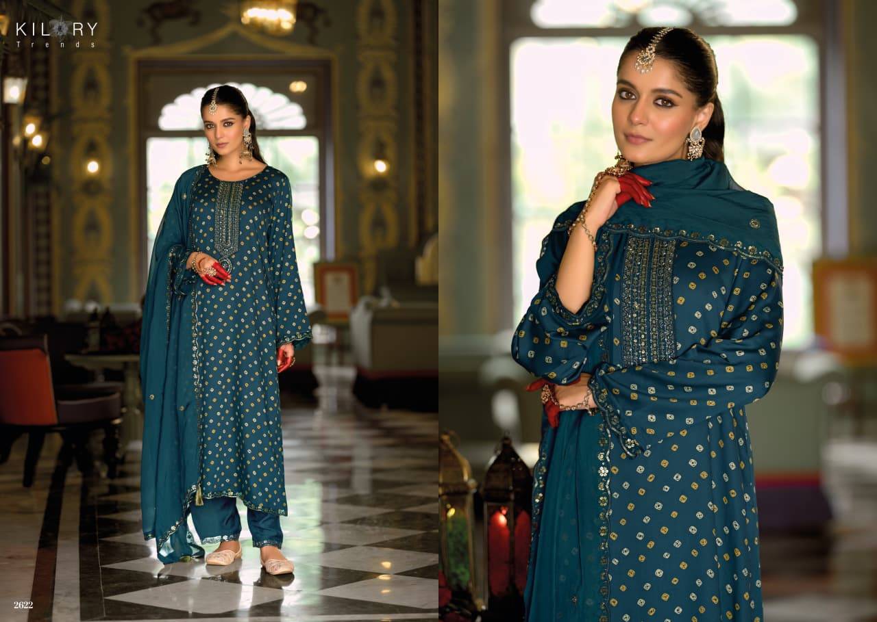 SONE KI DOR BY KILORY TRENDS 2621 To 2624 Series Stylish Beautiful Colourful Silk Dresses At Wholesale Price